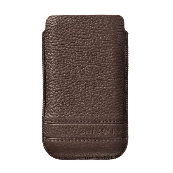 Mobile Bag Classic Leather Large Brown