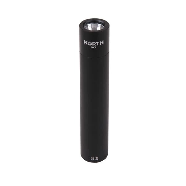 Taskulamppu 200 Lumen Musta Aluminium 2W 3450Mah