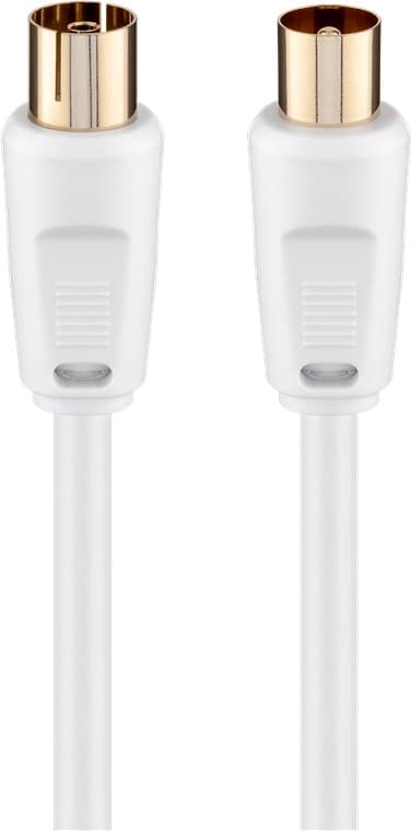 Antennekabel (80 dB), 2x skjermet