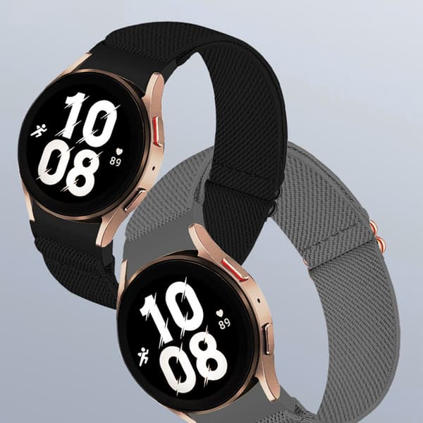 Samsung Galaxy Watch 6-Armband med Justerbart Spänne Black