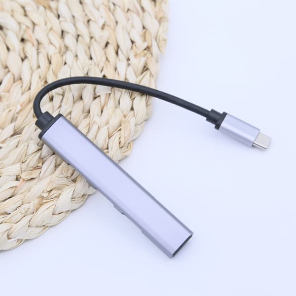 USB-Hubb, USB-C med 4 USB-portar, 5 Gbps