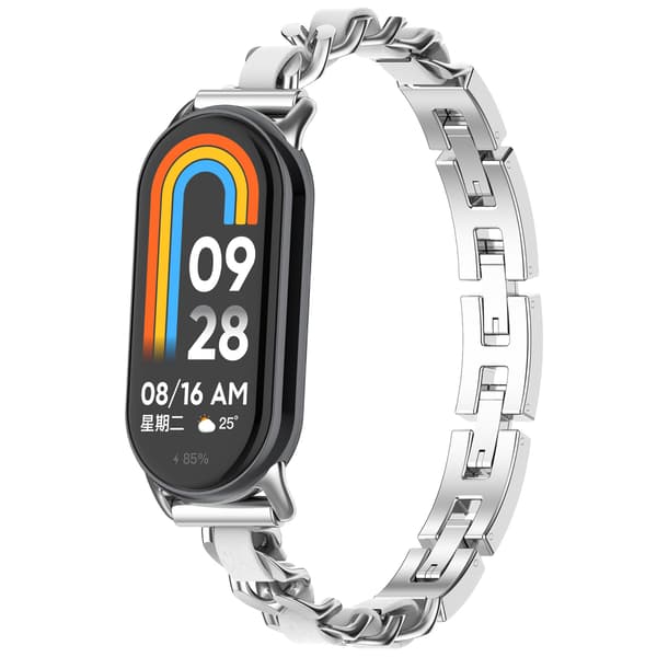 Xiaomi Band 9/9 NFC -kellonranneke Silver