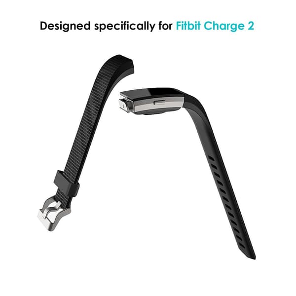 Armbånd til Fitbit Charge 2 L Black