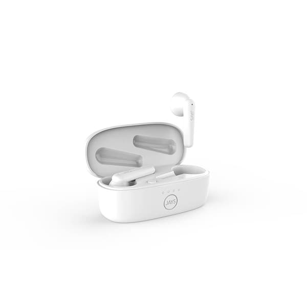 True Wireless Hörlur t-Six Vit