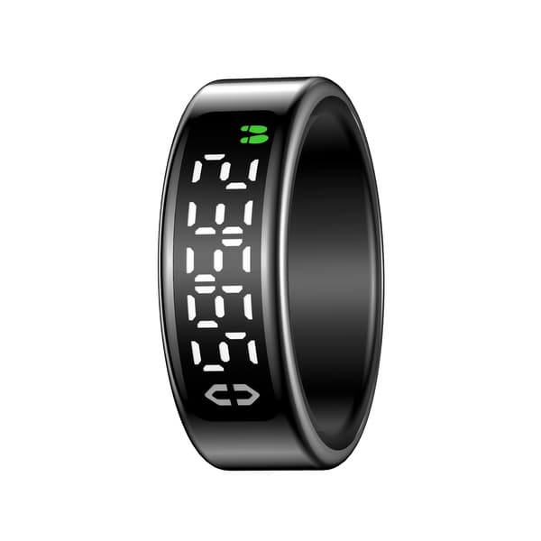 Smart Ring Svart med Hälsoövervakning 14