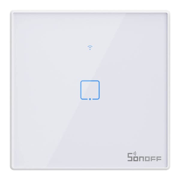 Smart Switch WiFi + RF 433 Sonoff T2 EU TX (1-kanal) opdateret