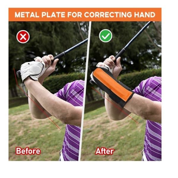 Golf Håndledsstøtte Swing Trainer - Korriger Dit Sving & Forebyg Håndledsskader