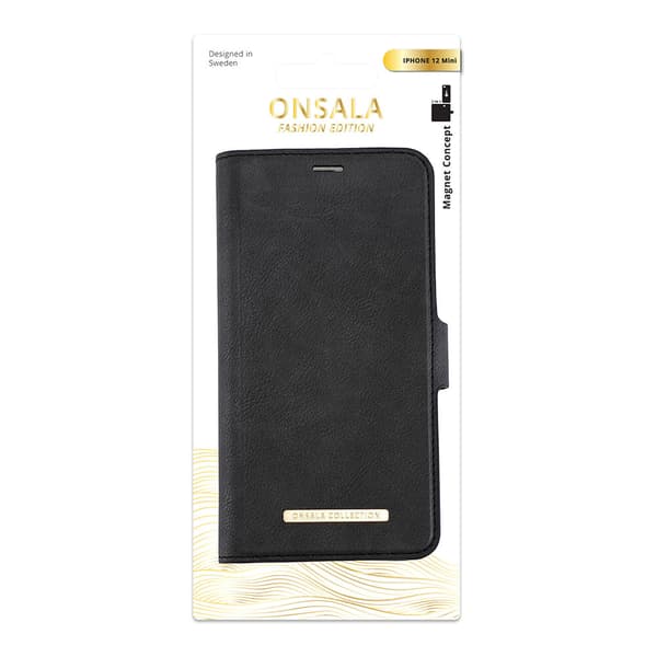 Lompakko iPhone 12 Mini Midnight Black