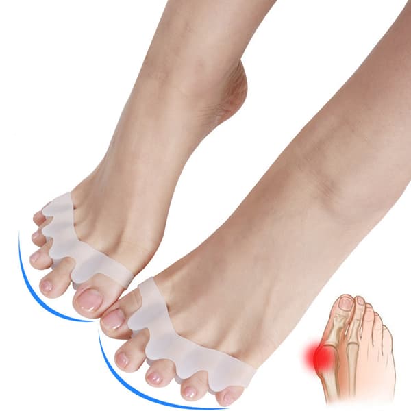 Tåskiller for Hallux valgus 1 par White