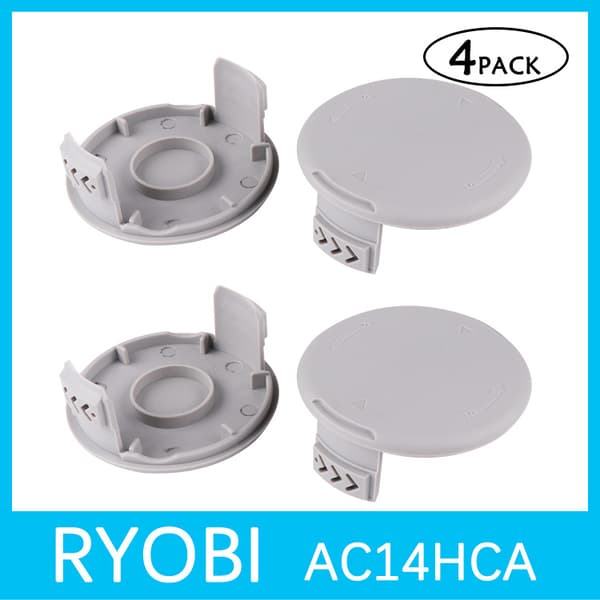 Deksel til gresstrimmer-snelle, 4-pakning Grey RYOBI AC80RL3/AC14RL3A