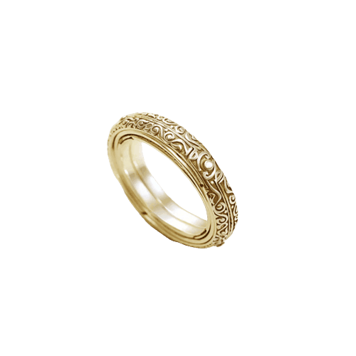 Sammenfoldelig kosmisk ring/kugle Gold 18 mm