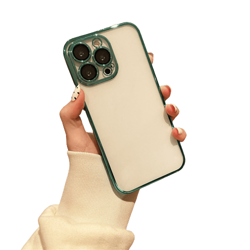 Puhelinkotelo linssisuojalla Green iPhone 14 Pro Max