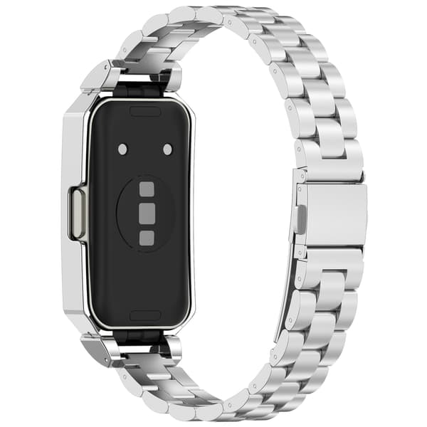 Rustfrit stålrem til Huawei Band 10/9/8 Black