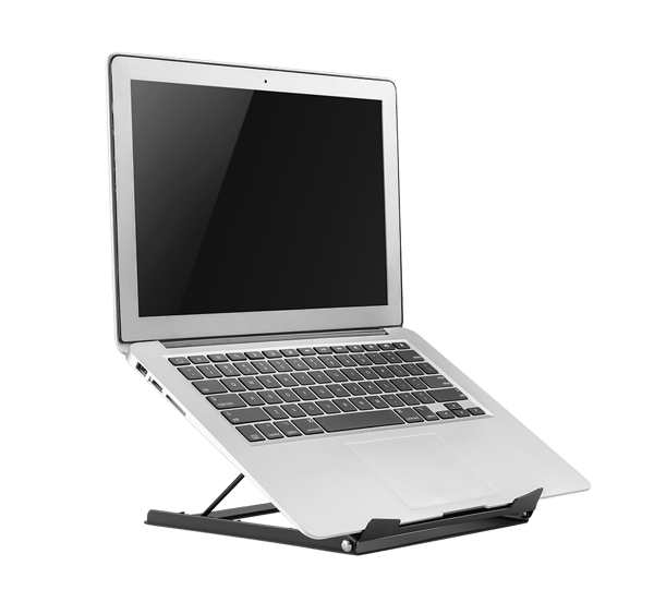 OFFICE Vikbart stativ i stål för laptop/surfplatta.