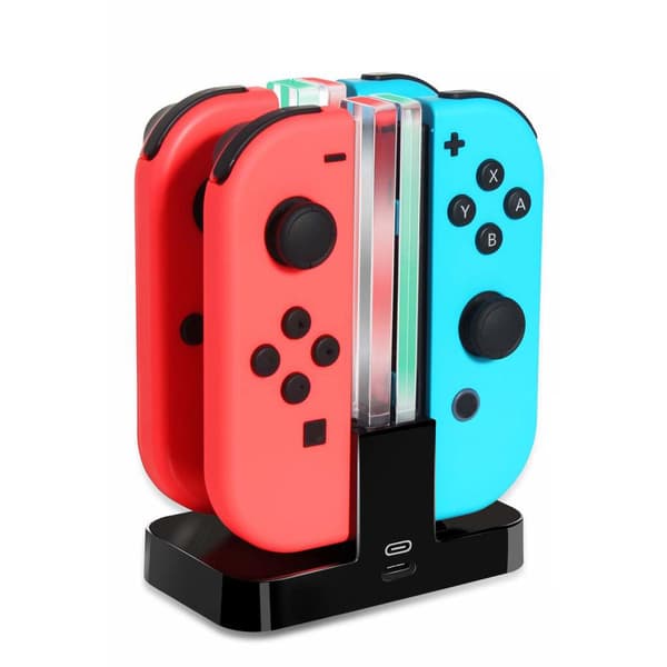 Nintendo Switch Joy-Con ladestasjon for 4 kontroller