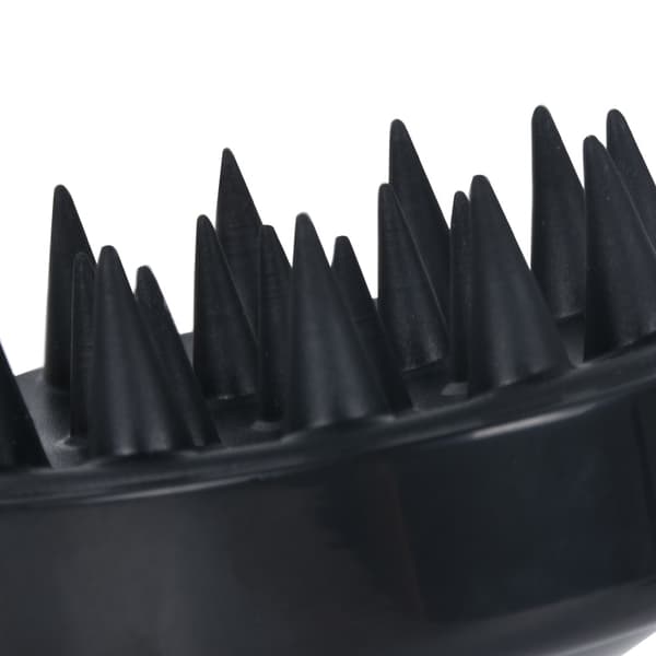 Børste til hovedbundsmassage og peeling Black