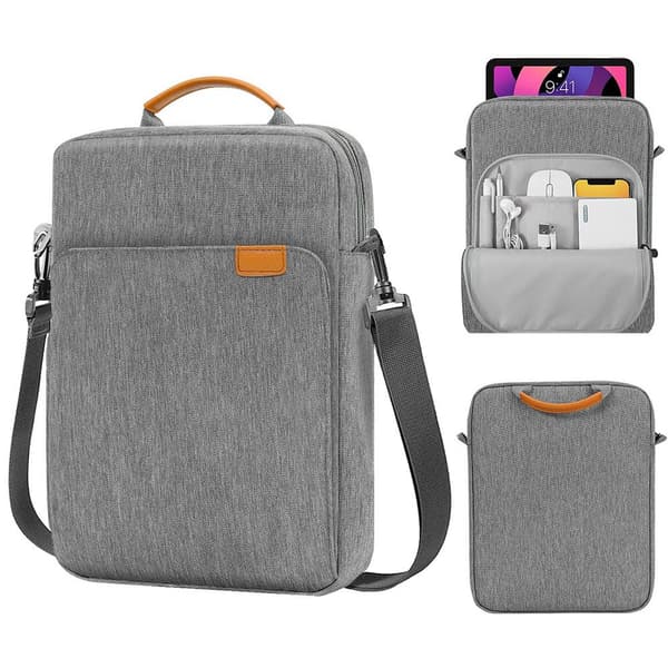 Crossbody Laptoptaske Grey M