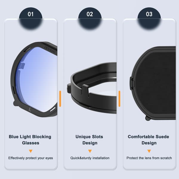 DEVASO Repfritt Skyddsringsfodral för PS VR2 Headset