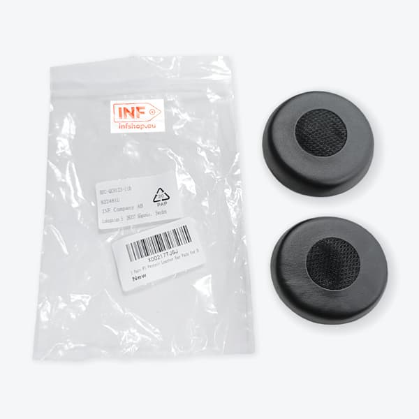 Ørepuder til Jabra Evolve 75 / 75+ / 75 UC / 75MS Black