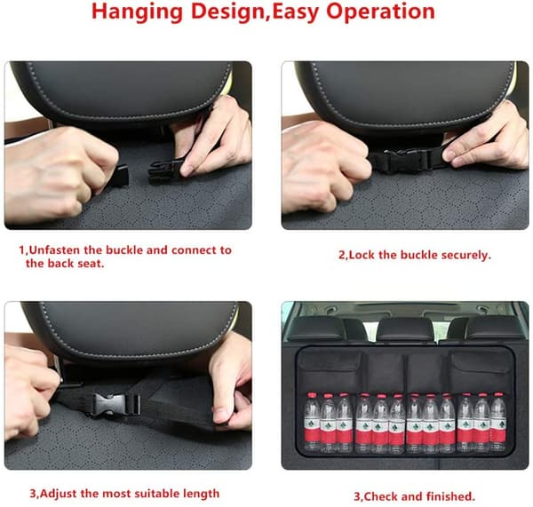 Bil bagagerum opbevaring Black
