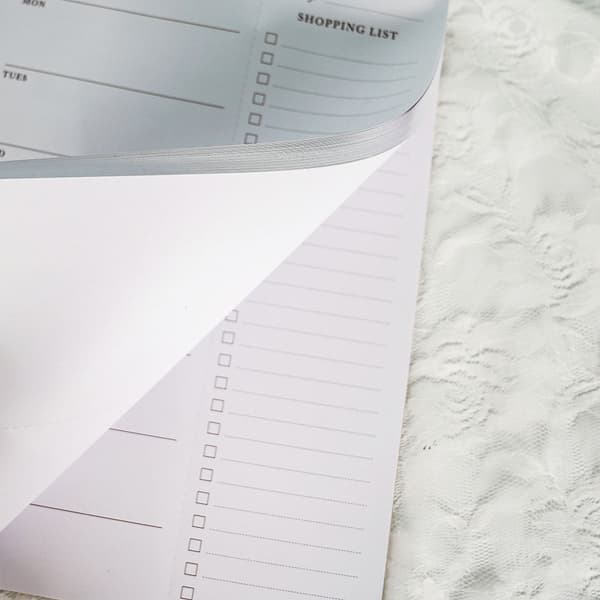 Magnetisk notesblok - PZ021 Minimalistisk kostplan