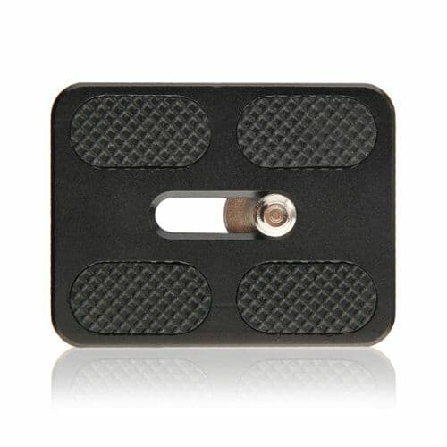 PU50 Kamera stativ monteringsplade Quick release plade til DSLR kamera Black