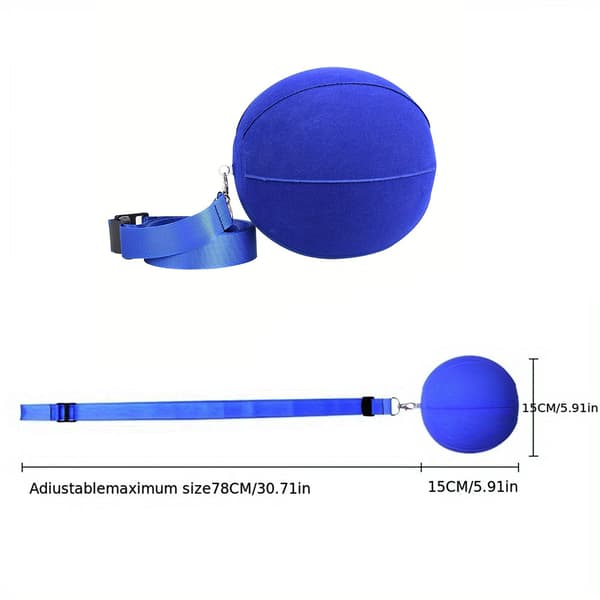 Oppustelig golfswingøvelsesbold Blue