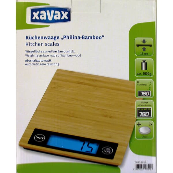 Kjøkkenvekt Bamboo