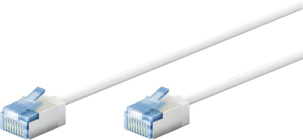 Ultraflexibel patchkabel CAT 6A, slim, U/FTP, vit
