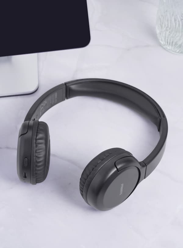 BT210 Bluetooth headphones, mic, foldable, black