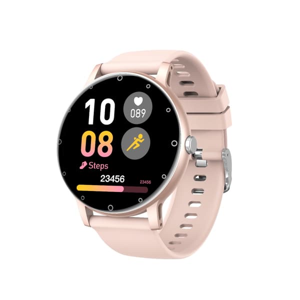 Smartklokke med helseovervåking Pink