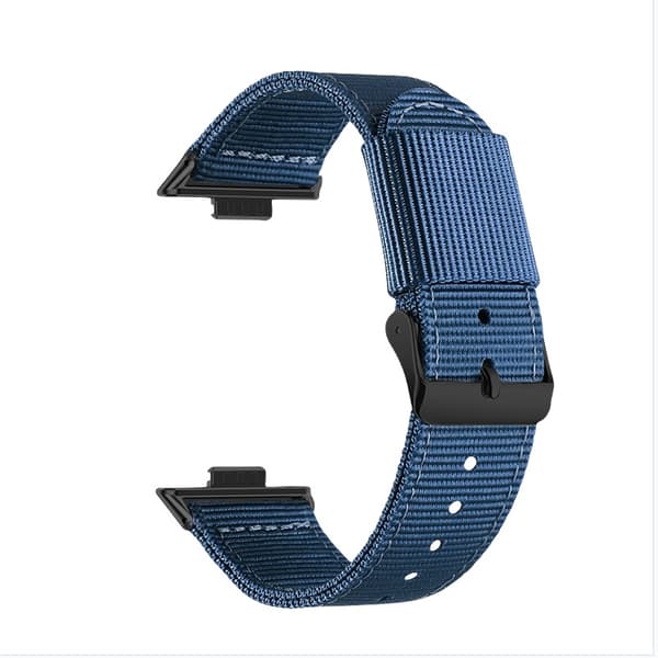 Stilfuld nylonrem til Huawei Fit 3/4/4 Pro Blue