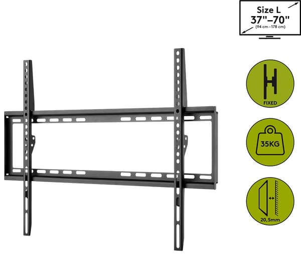 TV-veggfeste Basic FIXED (L)