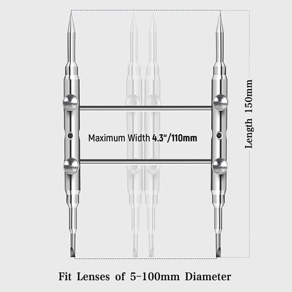 Kameratilbehør - Krydshovedobjektivværktøj