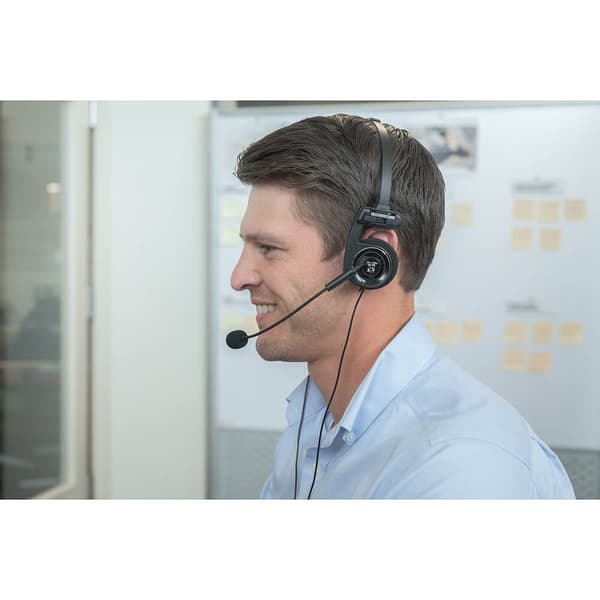 Hodetelefon PortaPro Communication Headset On-Ear Mic Sort