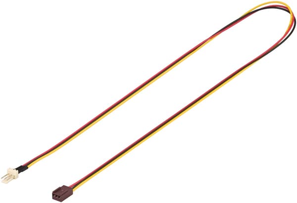 Strømkabel for PC-vifte, forlengelse 3-pins til 3-pins
