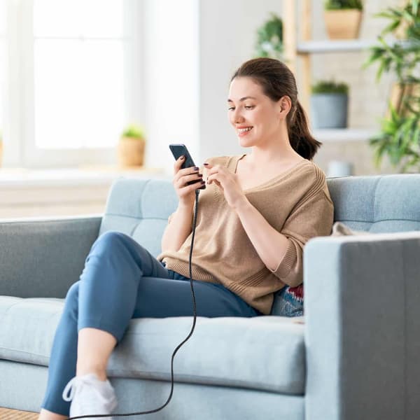 Kabel, USB-C til USB-C 5A/20V PD 100W Black 2 m