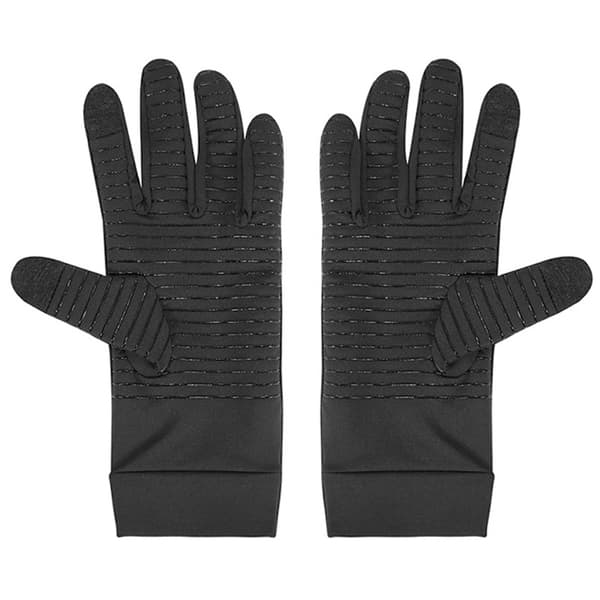Kobberfiber cykelhandsker - Fuldfinger Touchscreen M