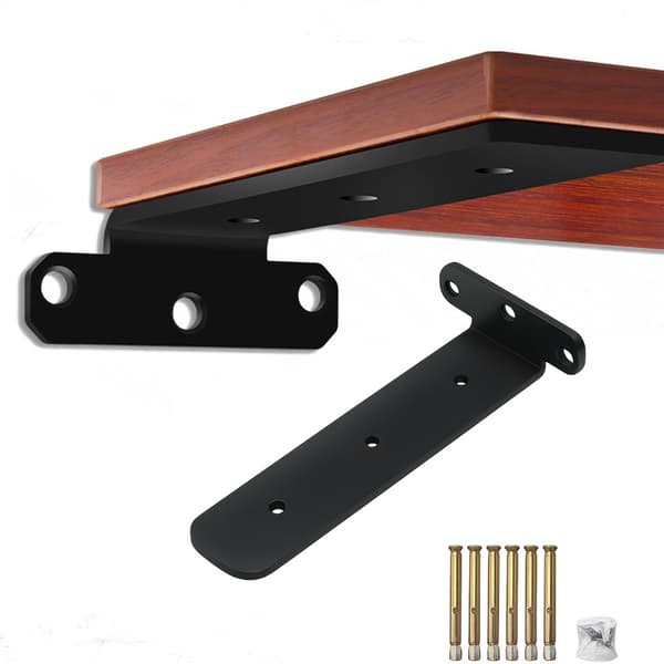 Diskreta Hyllfästen Black L