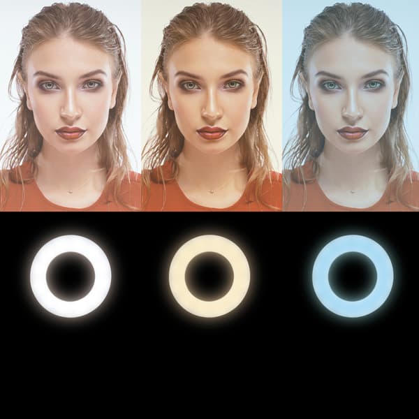 Ring light för smartphone Ø25cm m bordsstativ