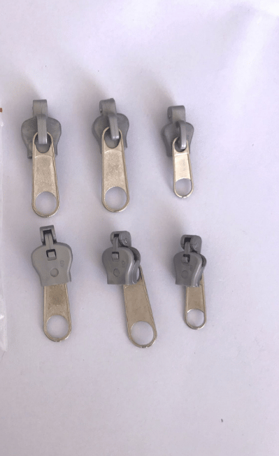 Fix A Zipper (6-pack) - Universal glidelåsreparasjonssett Silver