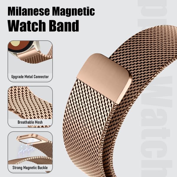 Milanese Loop Urrem til Smartwatches RockHand 18 mm