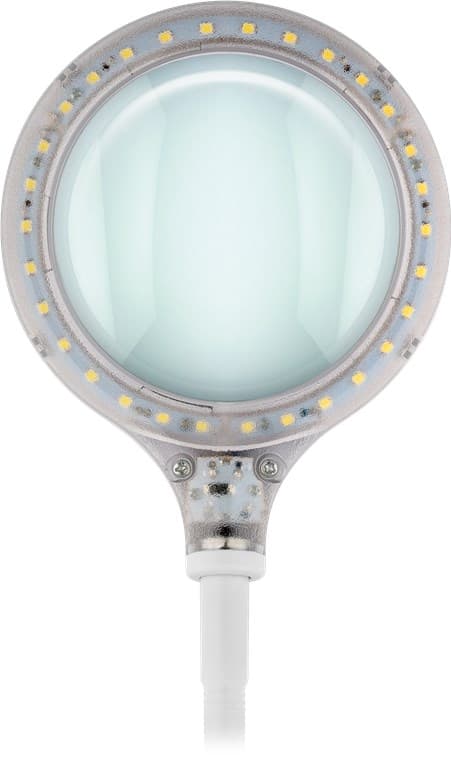 LED-forstørrelseslampe med stativ/klemme, 6 W