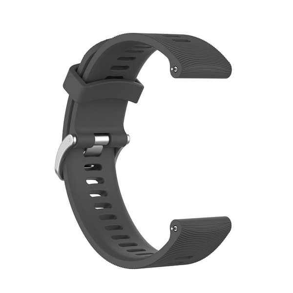 Urrem til Garmin Forerunner 245 Silikone Grey Garmin Forerunner 245 20 mm