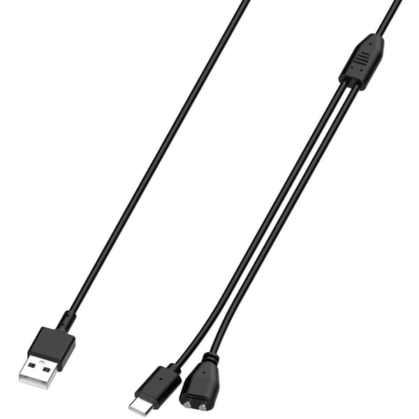 UgBow Pet Dog Training Collar Charging Cable Black