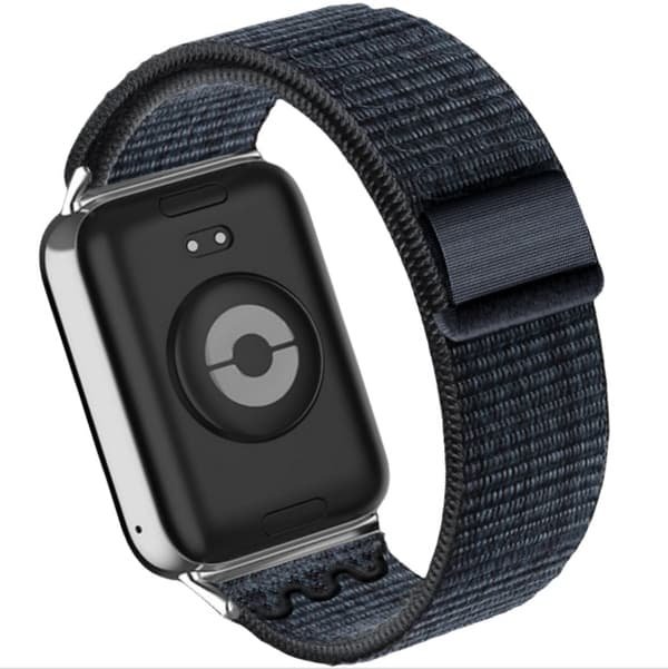 Alpine Loop -punottu nailonkellonranneke Xiaomi 9 Pro / 8 Prolle Black+Blue