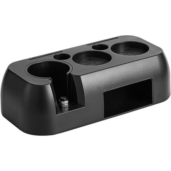 Kaffetampermatte ABS multifunksjonelt portafilterstativ (51-58 mm) Black