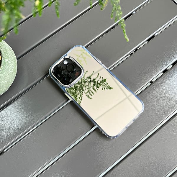 Mirror Case för iPhone 15 (6.1") - Klar TPU+PC Skydd
