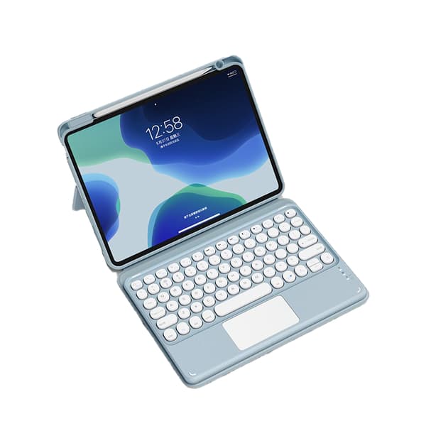 Avtakbart Bluetooth-tastaturdeksel for iPad Blue iPad 10 (2022)