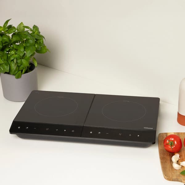 Induktionsplade Dobbelt IK-6162 19 & 16 cm LCD Touch